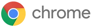 Primer logo de Google Chome