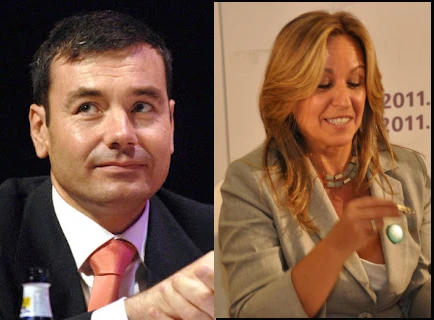 Tomás Gómez y Trinidad Jiménez