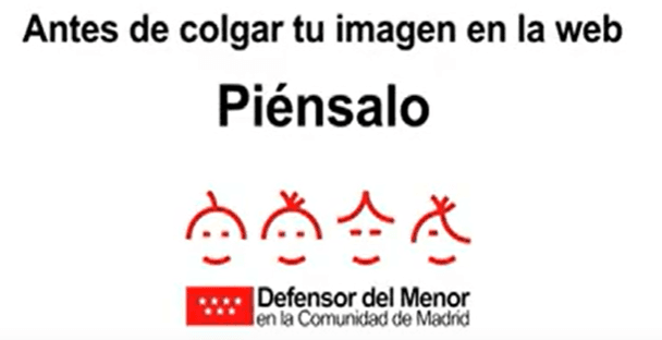 Cartel: antes de colgar tu imagen en la red, piénsalo